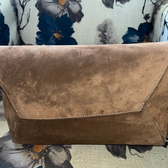 NWT Banana Republic Silva Suede Top Handle Bag - Picture 3 of 4